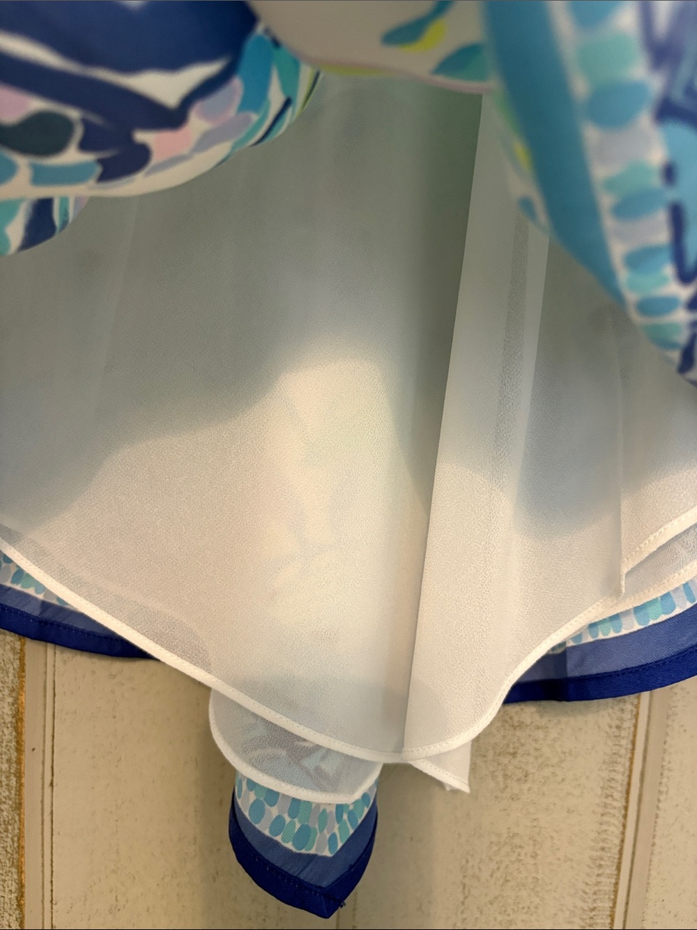 Lilly Pulitzer Halter style  blouse with Gold Ring Detail - Picture 5 of 8